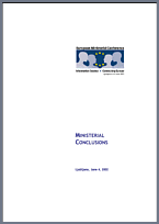 Ministerial Conclusions
